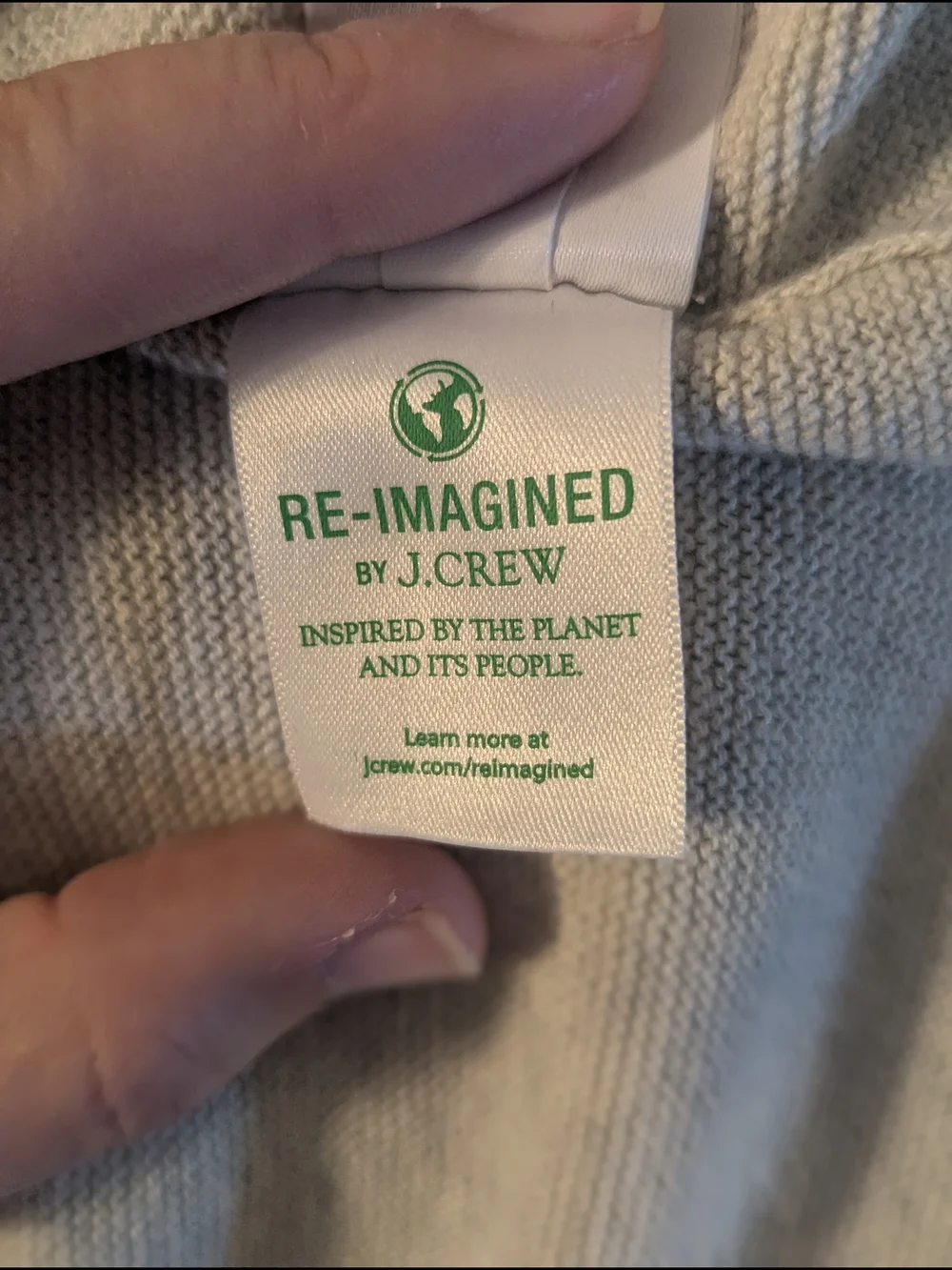 J. Crew Light Beige Crewneck Sweater
